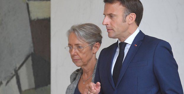 Macron, Borne, premier conseil des ministres, mai 2022.