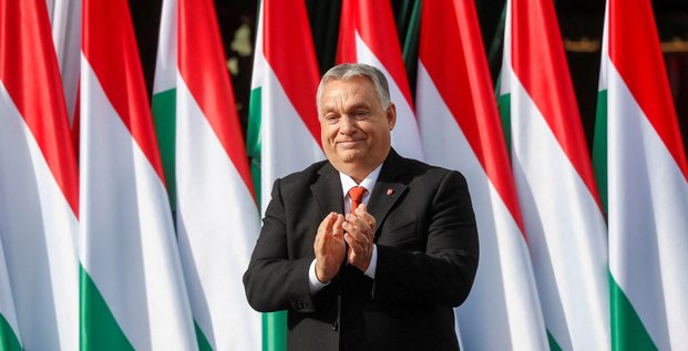 Le premier ministre hongrois viktor orban assiste a l'inauguration du mindszentyneum