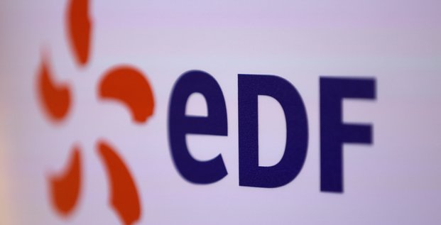 Le logo d'edf a paris