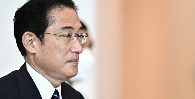 Le premier ministre japonais fumio kishida lors du sommet de la cooperation economique asie-pacifique (apec), a bangkok, en thailande