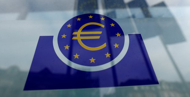 Photo d'archives du logo de la banque centrale europeenne (bce) a francfort