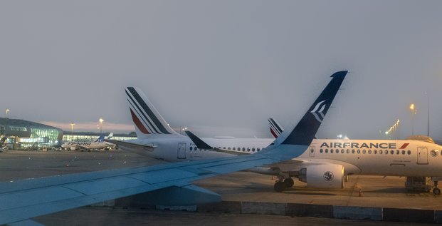 ROissy-CDG, tarmac, Air France, avions, aérien, hub, correspondance