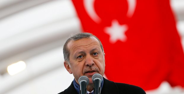 Photo d'archives: le president turc erdogan prononce un discours lors de la ceremonie d'ouverture du tunnel eurasia a istanbul