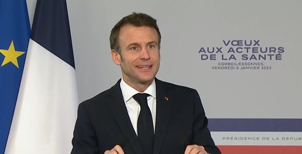 Macron voeux Santé