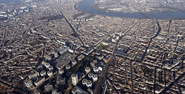 Bordeaux vue aérienne