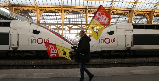 36e jour de grève, SNCF, CGT, Nice,