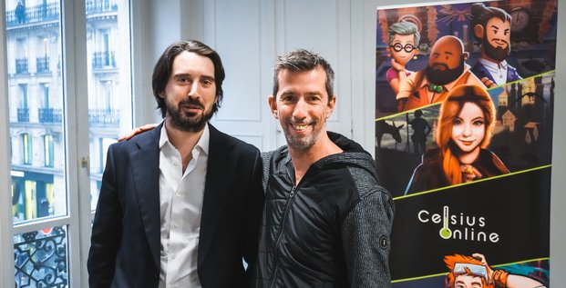 Lévan Sardjevéladzé, fondateur de Celsius Online, et Francis Ingrand, fondateur et CEO de Plug In Digital.
