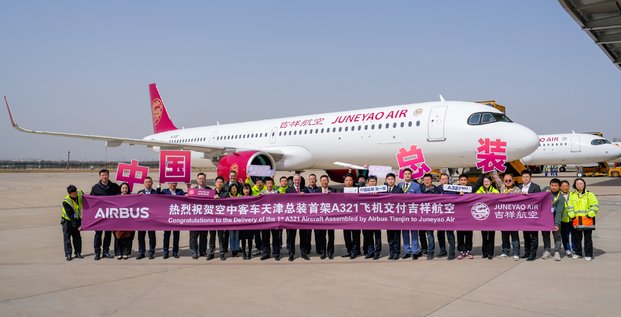 Livraison du premier Airbus A321 NEO produit en Chine