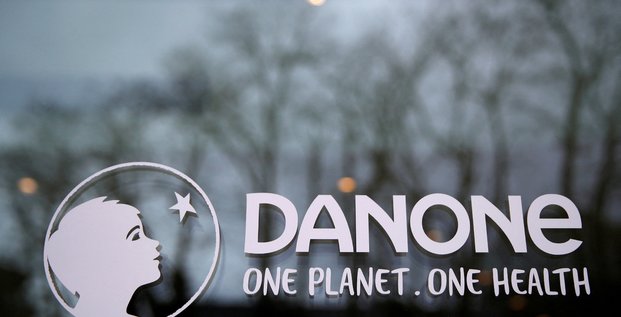 Photo d'archives du logo du groupe danone