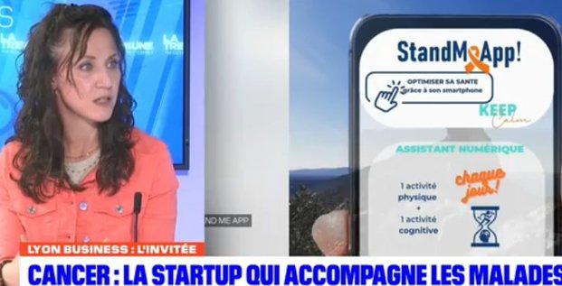 BFM Lyon Business Laurence Havé, créatrice de l'application StandMeApp