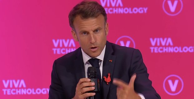 Emmanuel Macron à Vivatech