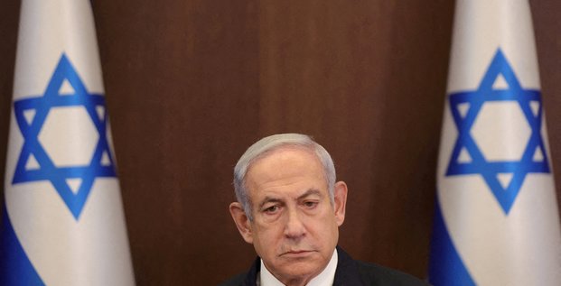 Photo d'archives: le premier ministre israelien benjamin netanyahu lors d'une reunion du gouvernement a jerusalem
