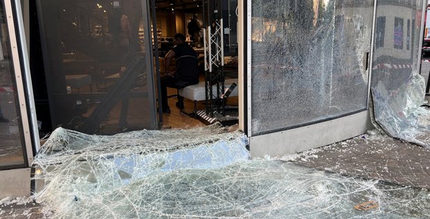 émeutes magasins attaqués paris