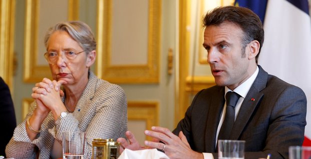 Emmanuel Macron Elisabeth Borne réunion avec CPME et Medef réforme des retraites 18 avril 2023