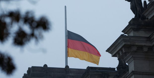 Photo du drapeau allemand