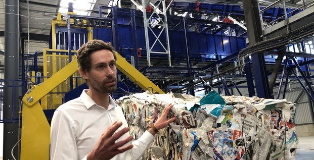 Le site Trivalo de Paprec pourra trier 70.000 tonnes de déchets par an explique son directeur, Jérémy Galtier.