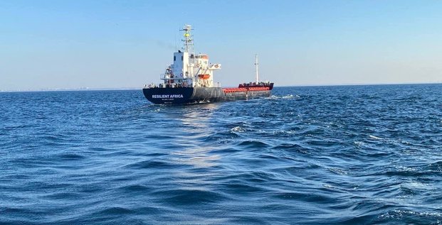 Le navire Resilient Africa qui a quitté le port de Tchornomorsk en Ukraine le 19 septembre 2023