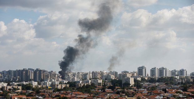 Tirs de roquettes lances vers israel depuis gaza