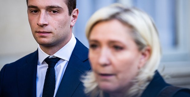 Jordan Bardella & Marine Le Pen