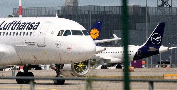 Lufthansa annonce l'annulation de 800 vols vendredi
