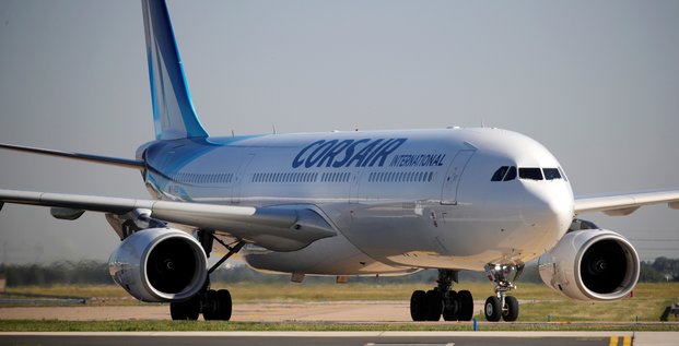 Un avion de la compagnie aerienne corsair