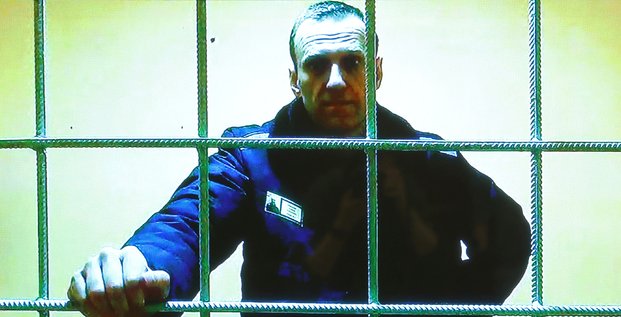 Le chef de l’opposition russe emprisonne alexei navalny