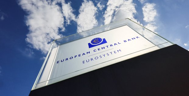 Le logo de la banque centrale europeenne (bce)