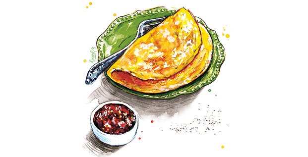 L'omelette sucrée