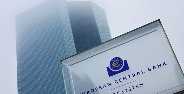 Le siege de la banque centrale europeenne (bce) a francfort