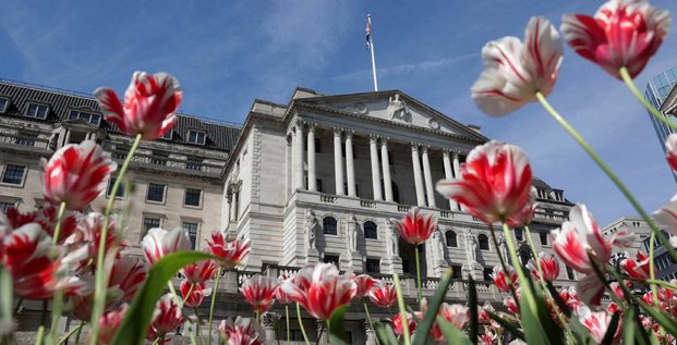 Le batiment de la banque d'angleterre a londres