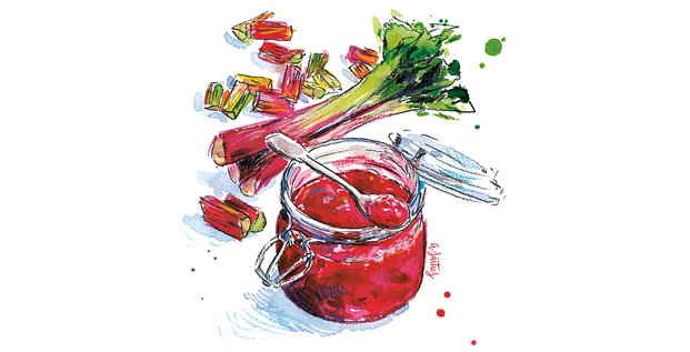 La recette de la semaine : la marmelade de rhubarbe