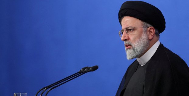 Le president iranien ebrahim raissi a teheran, iran