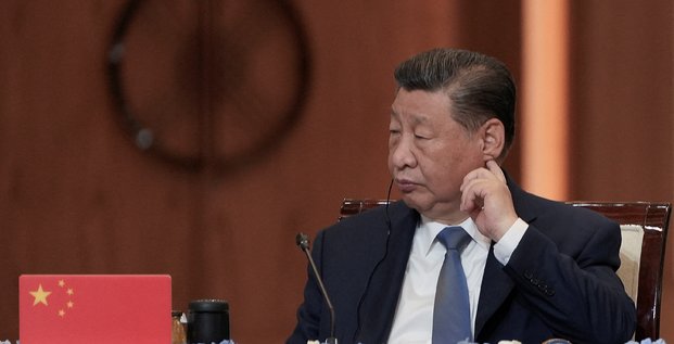 Le president chinois xi jinping au sommet de l'organisation de cooperation de shanghai (ocs) a astana