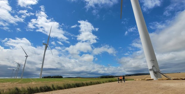 Le parc éolien de Thory, dans l'Yonne