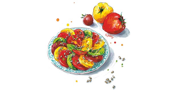 La recette de la semaine : la salade de tomates