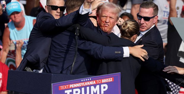 Republican presidential candidate donald trump holds a campaign rally in butler