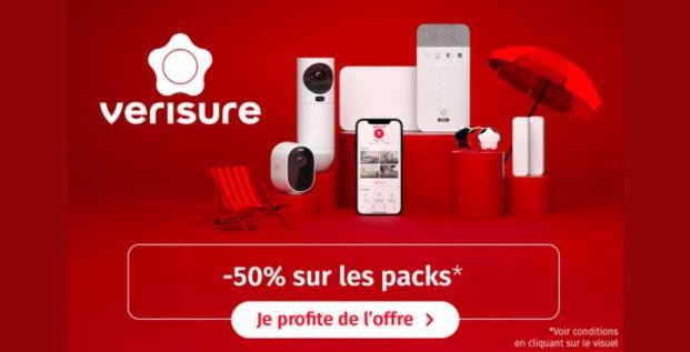 -50 % sur l’alarme Verisure : sécurisez votre domicile pendant les vacances d’été