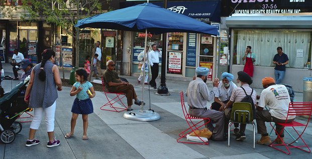 Le quartier de Jackson Heights, surnommé « Little India » par les New-Yorkais.