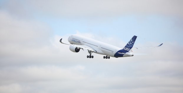 Le 1er vol de l'A350 à Toulouse