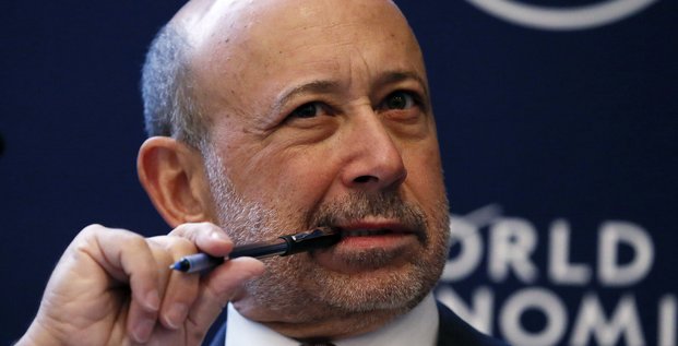 Llyoyd Blankfein, PDG (CEO et chairman) du groupe banquier Goldman Sachs, en janvier 2013 lors du World Economic Forum (WEF) de Davos