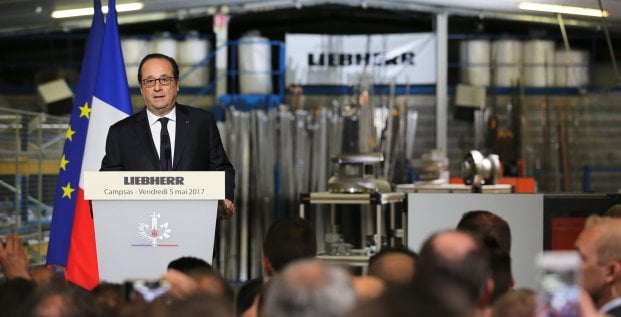 François Hollande, Liebherr Aerospace