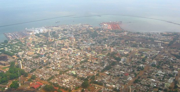 Conakry vue aerienne Guinée