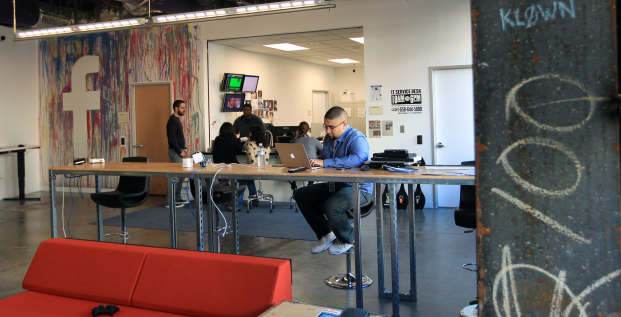 Siège de Facebook à Menlo Park en 2012