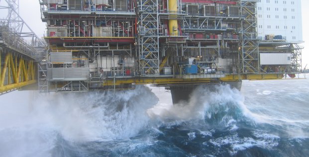 pétrole, plateforme offshore, Rig 1,  Mer du Nord, gaz, exploration, extraction,