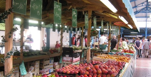 commerce fruits marché France