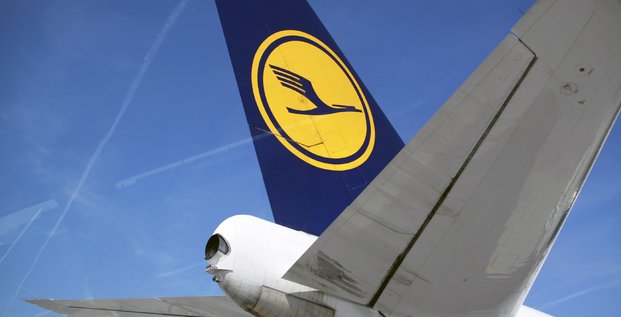 Lufthansa, compagnie aérienne, ciel, avion de ligne,