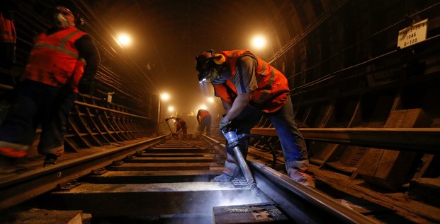 metro construction tunnel infrastructures btp rails