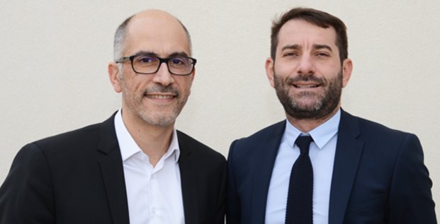 Jean-Claude Gallo, DG délégué de La Tribune, et Jean-Christophe Tortora, président de La Tribune