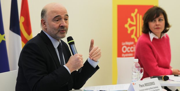 Visite de Pierre Moscovici à Toulouse février 2018
