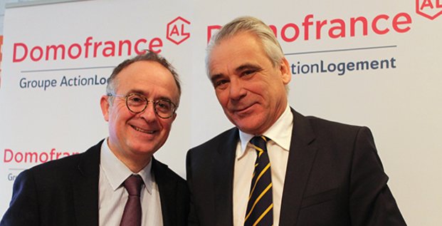 Francis Stéphan et Philippe Rondot, respectivement directeur général et président de Domofrance